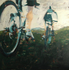 2004 Velofahrt 140 cm x 140 cm