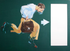 2005 notausgang 110 x 150 cm