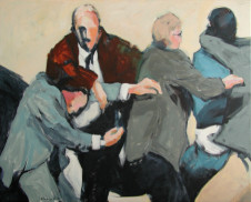 2006 przepychanka 80 x 100 cm