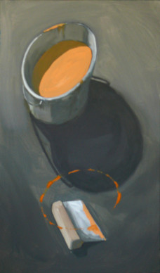 2011Farbenkessel Orange80x 50cm